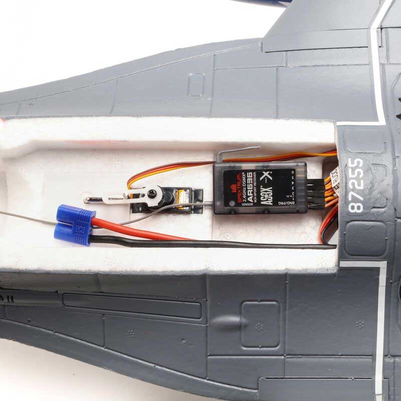 E-Flite F-16 Falcon 64mm EDF Jet BNF w/AS3X & SAFE Select (EFL9850)