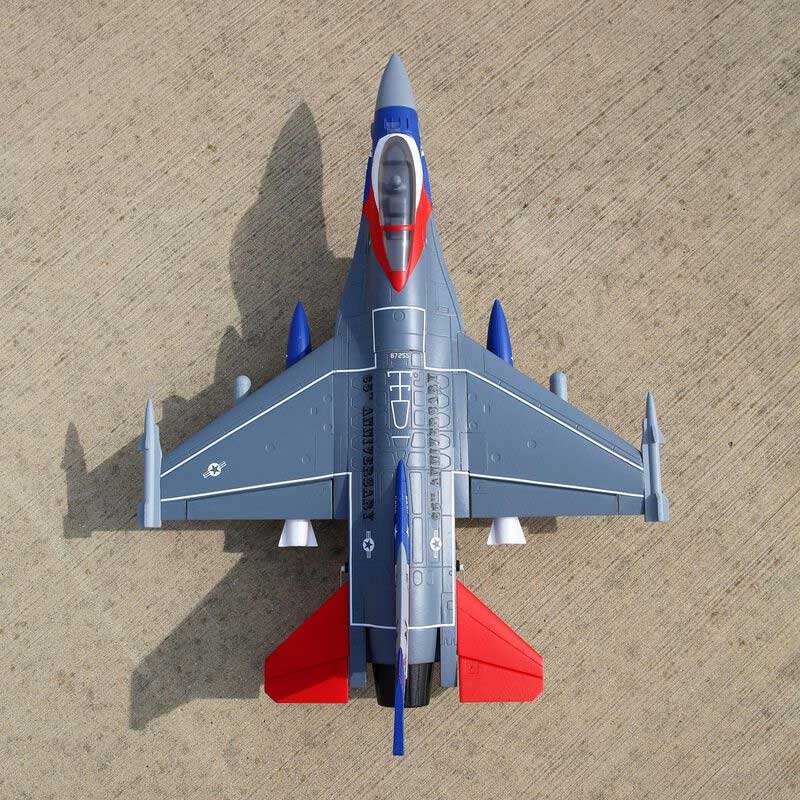 E-Flite F-16 Falcon 64mm EDF Jet BNF w/AS3X & SAFE Select (EFL9850)