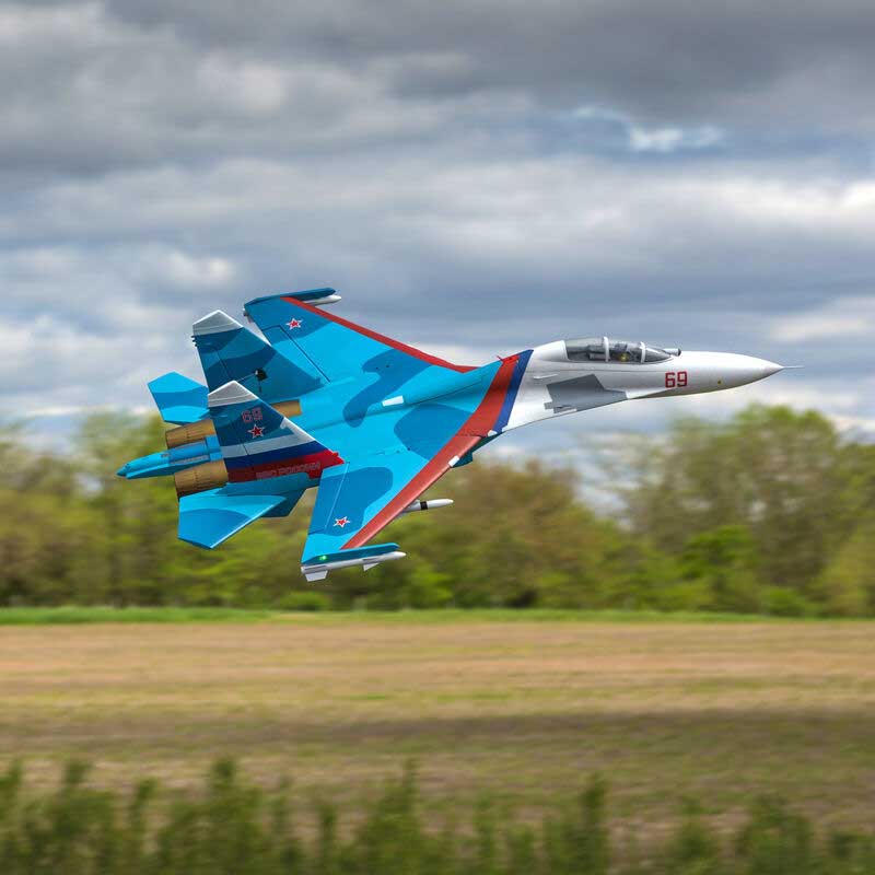 E-Flite Su-30 Twin 70mm EDF Jet BNF Basic w/AS3X & SAFE Select (EFL01050)