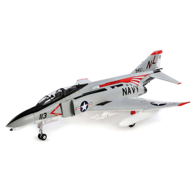 E-Flite F-4 Phantom 80mm EDF Jet BNF Basic w/AS3X & SAFE Select (EFL7950)