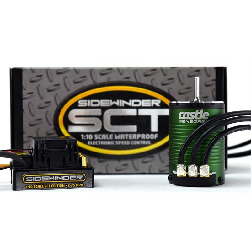 Castle Creations Sidewinder SCT Waterproof ESC & 1410-3800kv