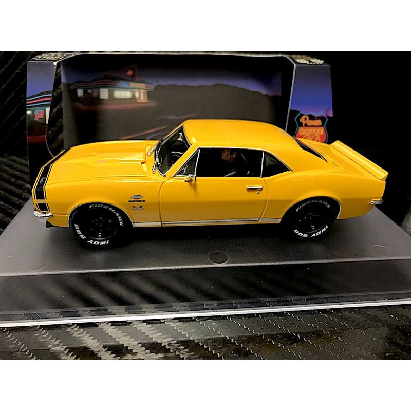 Pioneer Chevy Camaro Yenko SS427 Yellow Route 66 Ltd Edition 1/32 Slot Car (P100)