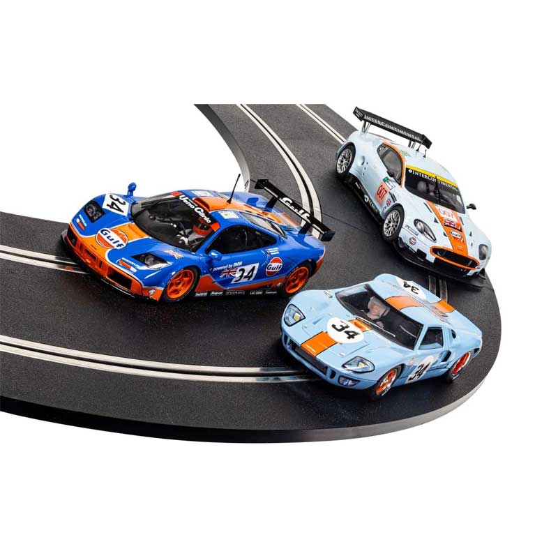 Scalextric ROFGO Collection Gulf Triple Pack 1/32 Slot Cars (C4109A)