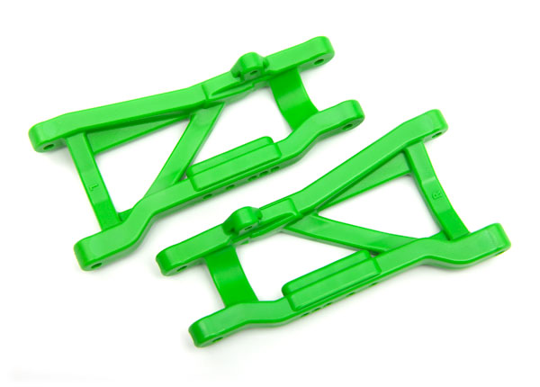 Traxxas Green HD Rear Suspension Arms for Slash 2WD, Nitro Rustler Slash Stampede (2555G)