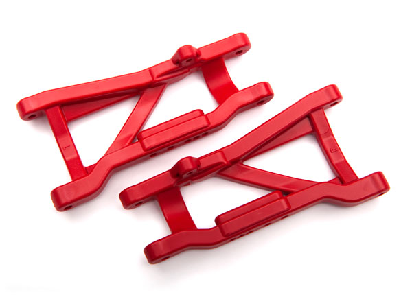 Traxxas Red HD Rear Suspension Arms for Slash 2WD, Nitro Rustler