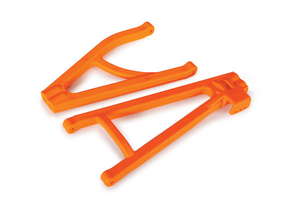 Traxxas E-Revo 2.0 Orange Left Rear Upper & Lower HD Adjustable Wheelbase Suspension Arms (8634T)