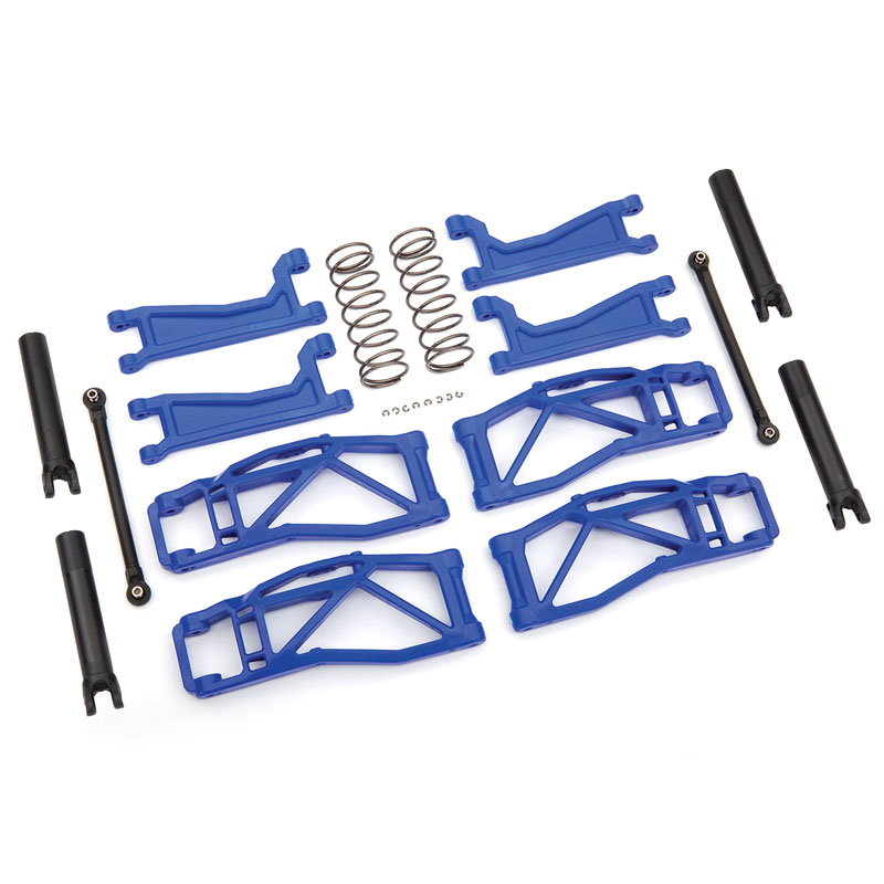 Traxxas Maxx 4S Blue WideMaxx Suspension Kit  - Includes Front & Rear Suspension Arms, Front Toe Links, Rear Shock Springs (8995X)