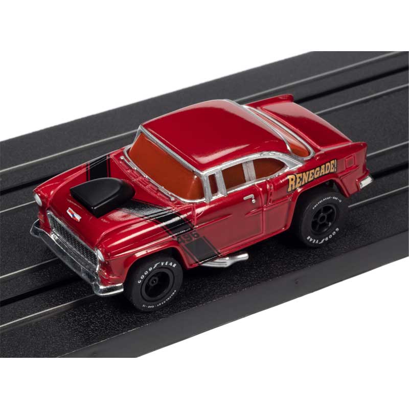 Auto World 1955 Chevy Bel Air Red Xtraction R30 HO Slot Car | Auto