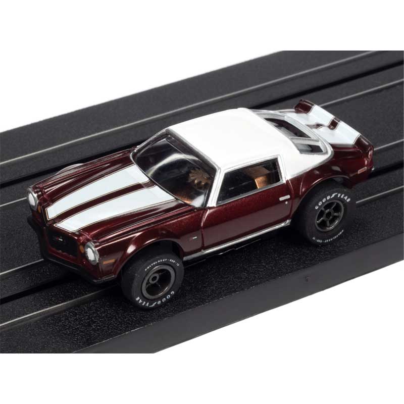 Auto World 1971 Chevrolet Camaro Z/28 Burgundy Xtraction R30 HO Slot Car (SC354-4)