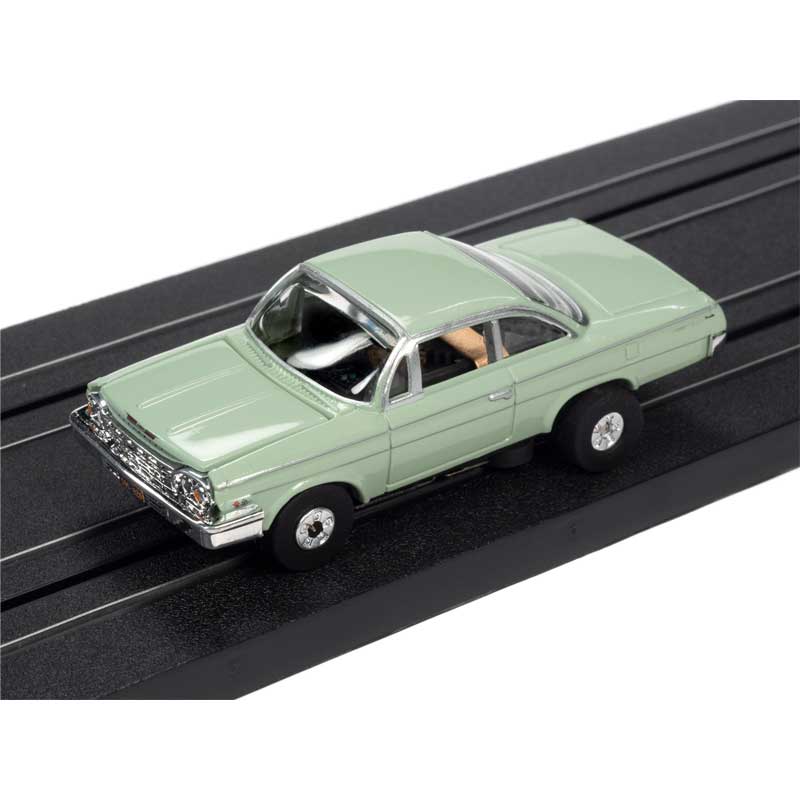 Auto World 1962 Chevrolet Bel Air Green Thunderjet HO Slot Car