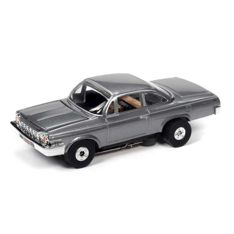 Auto World 1962 Chevrolet Bel Air Silver Thunderjet HO Slot Car (SC359-1)