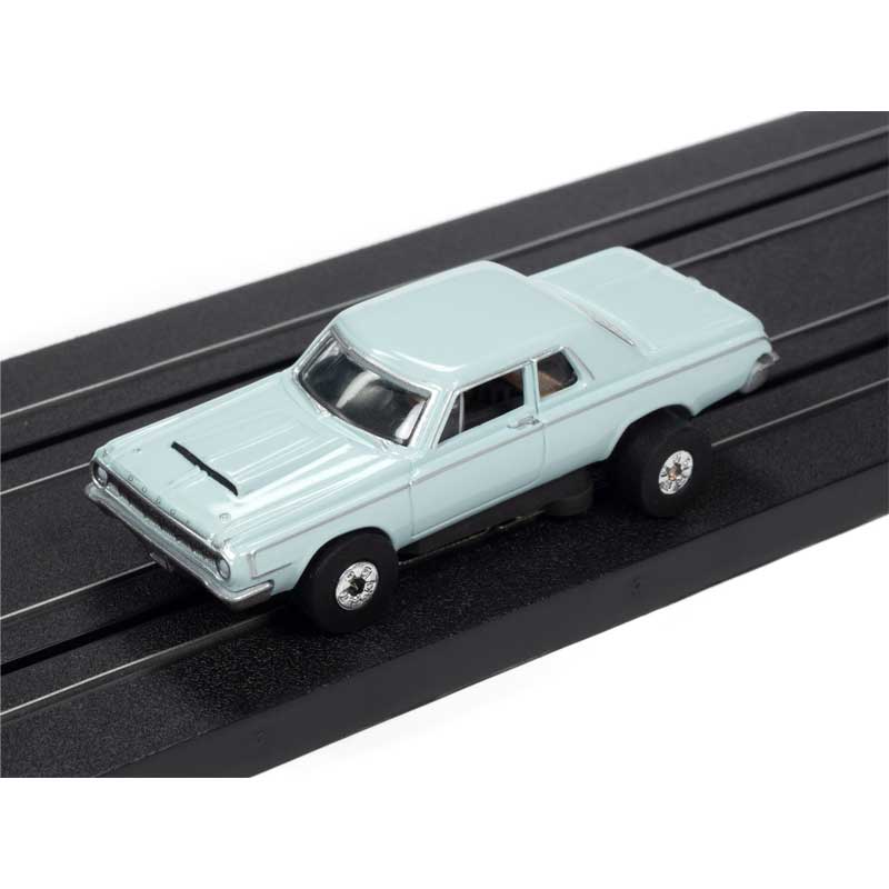 Auto World 1964 Dodge 330 Dick Landy Light BlueThunderjet HO Slot Car (SC359-2)