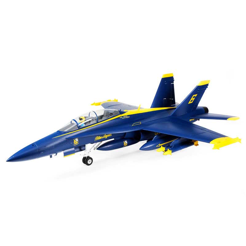 専用エリートフォースフィギュア　ブルーエンジェルスフライトリーダー E-Flite F-18 Blue Angels 80mm EDF BNF Basic | E-Flite EFL13950