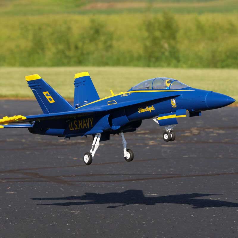 E-Flite F-18 Blue Angels 80mm EDF BNF Basic | E-Flite EFL13950