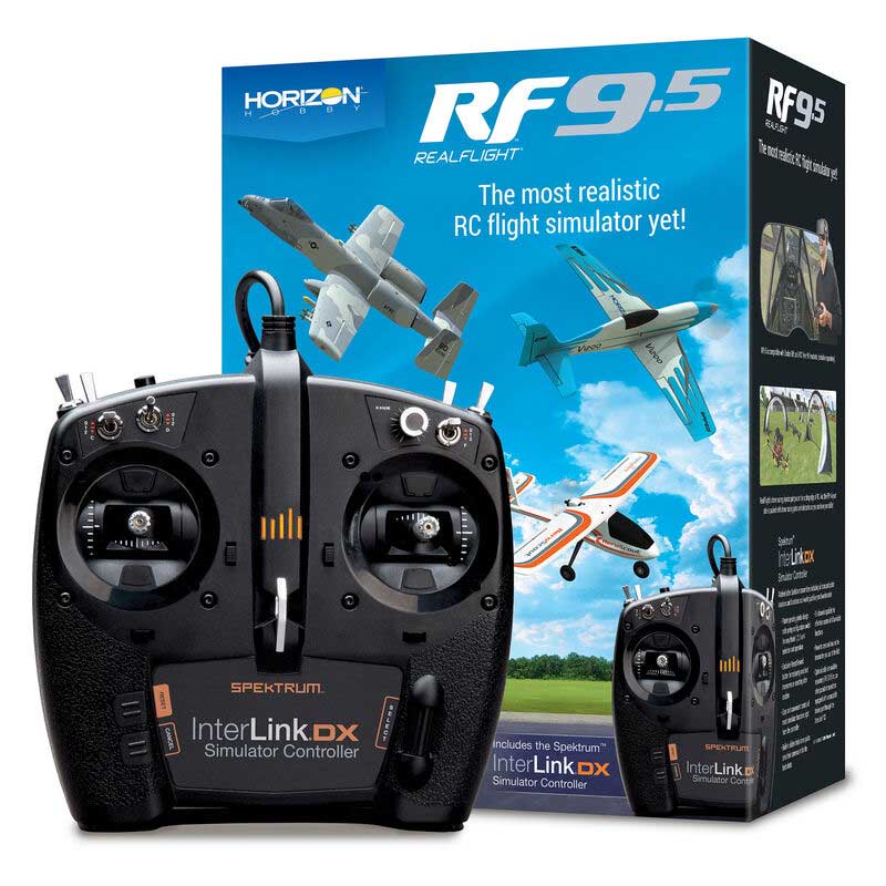 RealFlight 9.5 Flight Sim w/Spektrum Controller | RealFlight