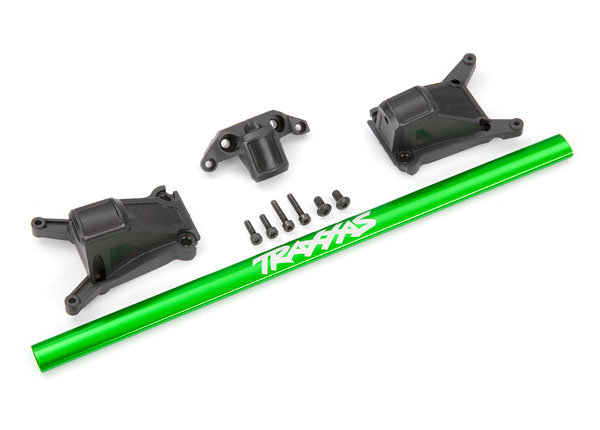 Traxxas Green Aluminum Chassis Brace Kit for Rustler 4x4 & Slash