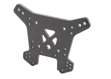 Traxxas Rear Shock Tower, 6061-T6 Aluminum (Gray-Anodized)