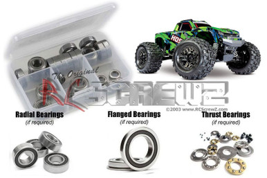 RC Screwz Traxxas Hoss VXL 4x4 (#90076-4) Rubber Shielded Bearing Kit