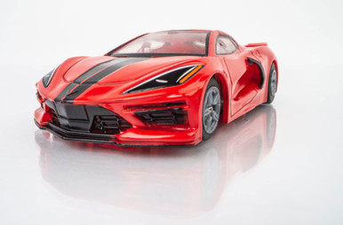 AFX Corvette C8 Torch Red Mega G+ HO Slot Car