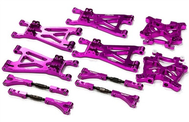 Fdit Avant RC Kit de bras inférieurs avant et arrière en alliage d