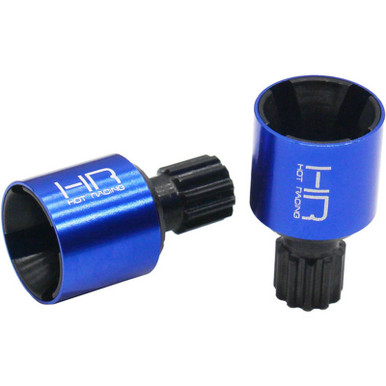 asimocrafts Xross grip / a_cup セット Hot Racing Chrome Steel 4 Slots Drive Cup: X-Maxx, XRT