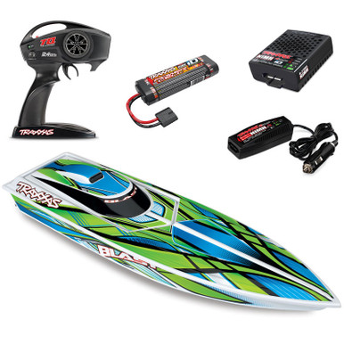 Traxxas Blast Electric RC Boat w/ID Battery USB-C and DC Field Charger