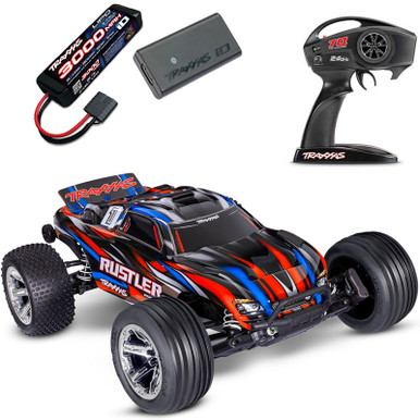 Traxxas Rustler 2WD Brushless BL-2s RTR Stadium Truck & FREE LIPO