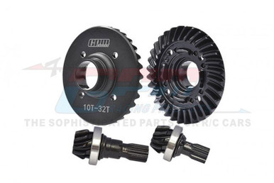 GPM Medium Carbon Steel 32/10T Front And Rear Differential Gear