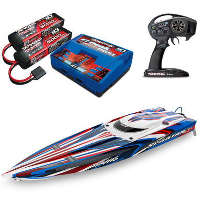 Traxxas Spartan SR: Razendsnelle speedboot keert zichzelf om