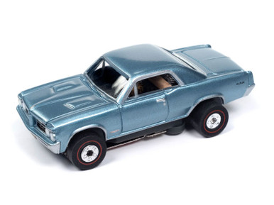 Auto World 1964 Pontiac GTO (Yorktown Blue) Thunderjet HO Slot Car
