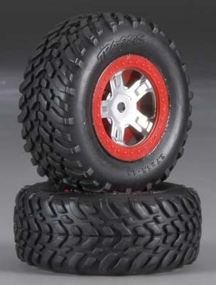 Traxxas Mini Slash VXL Beadlock Wheels with Tires