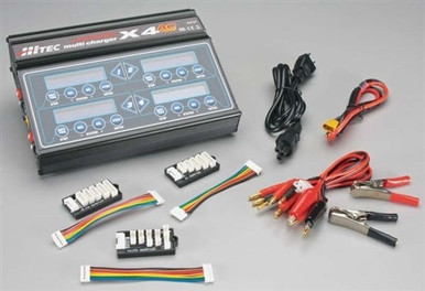 Hitec X4 Plus AC DC 4-Port Battery Charger