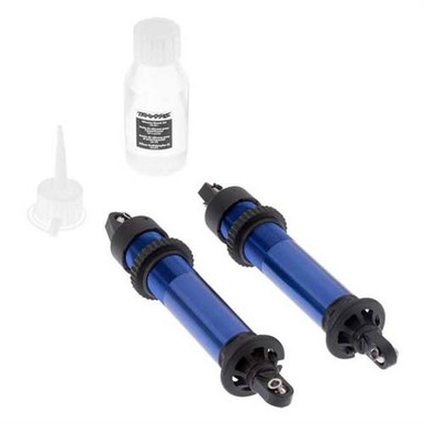 Traxxas X-Maxx Blue Aluminum GTX Shocks (assembled