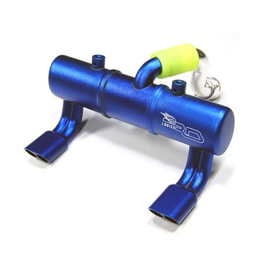 T-Maxx 2.5 & 3.3 Aluminum Dual Exhaust w/Twin Tips