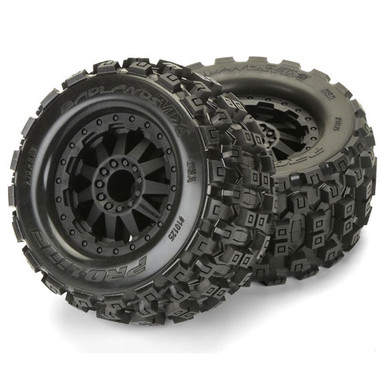 Pro-Line Badlands MX28 2.8 on F-11 Black Wheels fo