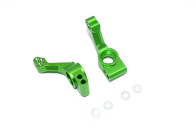 GPM Green Aluminum Rear Stub Axle Carriers for 2WD