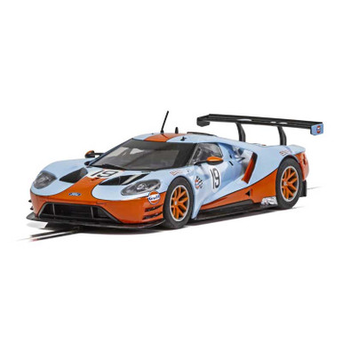 Scalextric 1/32 Ford GT GTE スロットカー Scalextric Ford GTE Gulf Edition 1/32 Slot Car | Scalextric C4034