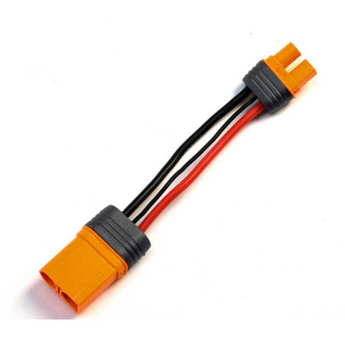Adaptateur Câble Spektrum IC3/IC4 Mâle Vers 4mm – Fils 13 AWG Pour Batteries RC, Modélisme
