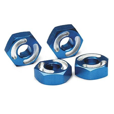 traxxas revo 14mm hubs 17mm anodized nuts