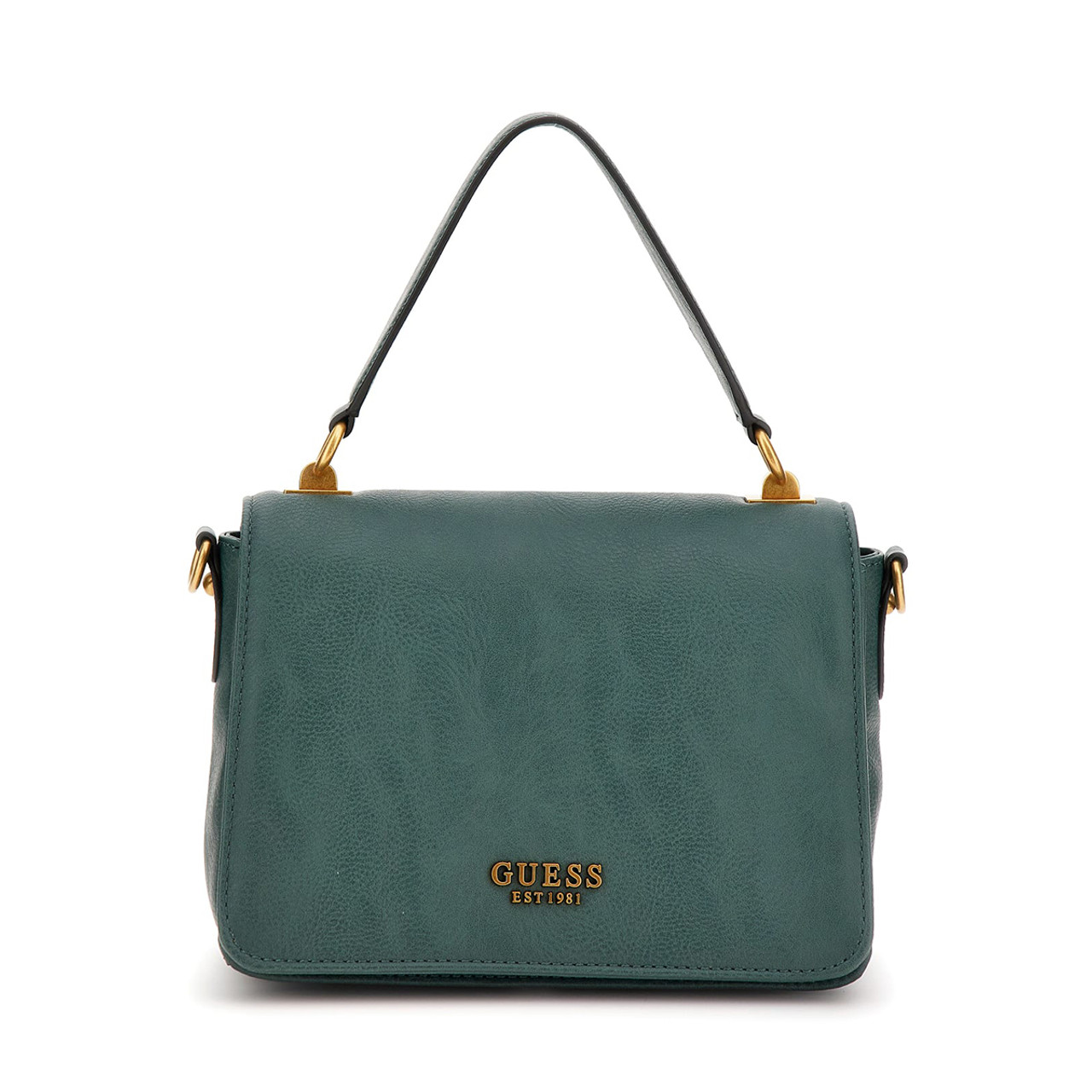 Guess Arja Top Handle Flap Bag Green | Kilkenny Design
