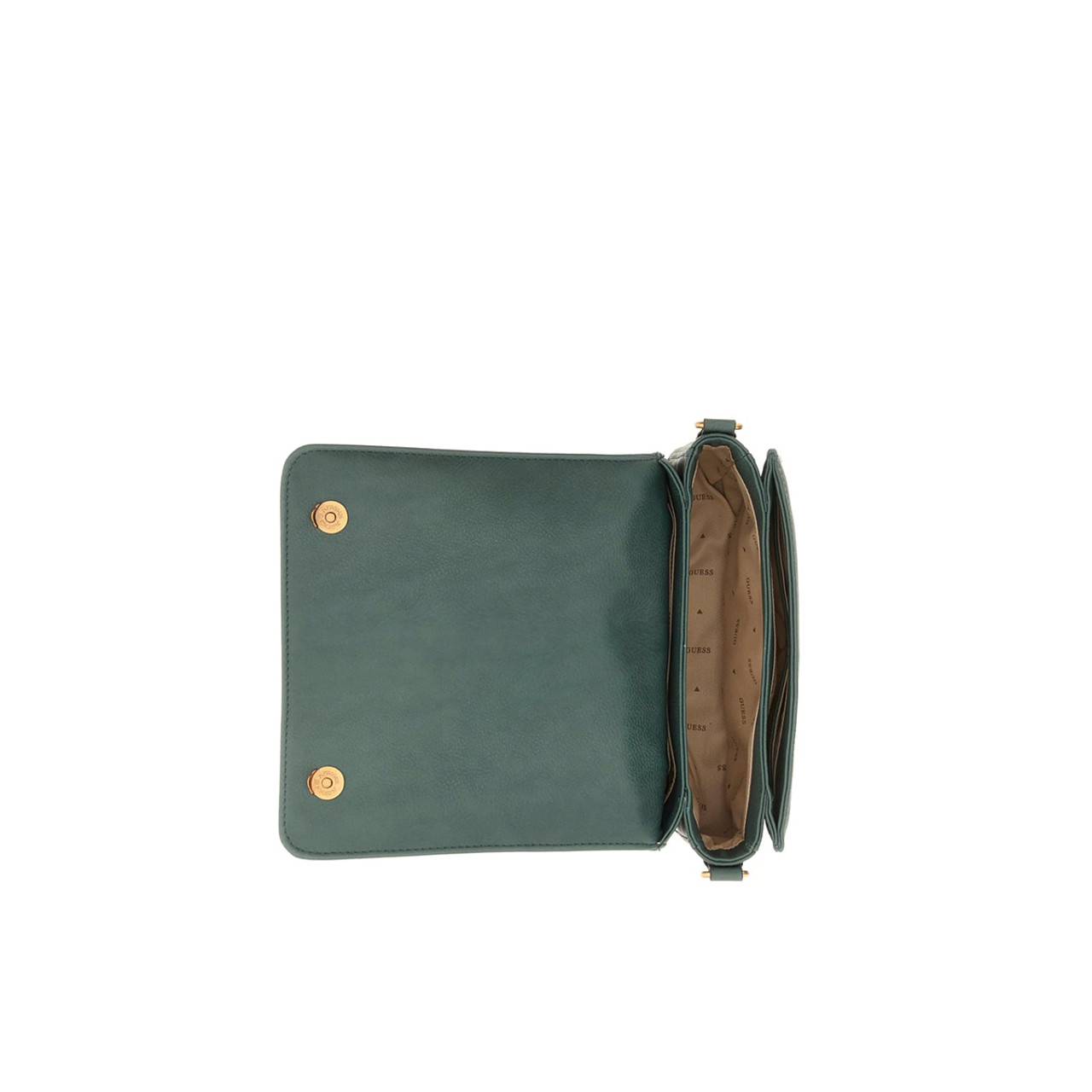 Guess Arja Top Handle Flap Bag Green | Kilkenny Design