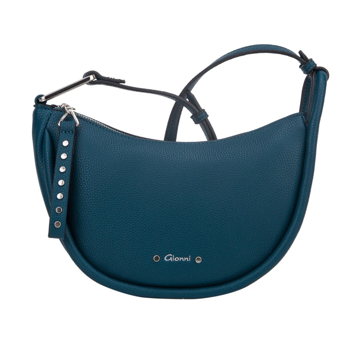 Gionni Carina Curved Crossbody Bag Teal Kilkenny Design