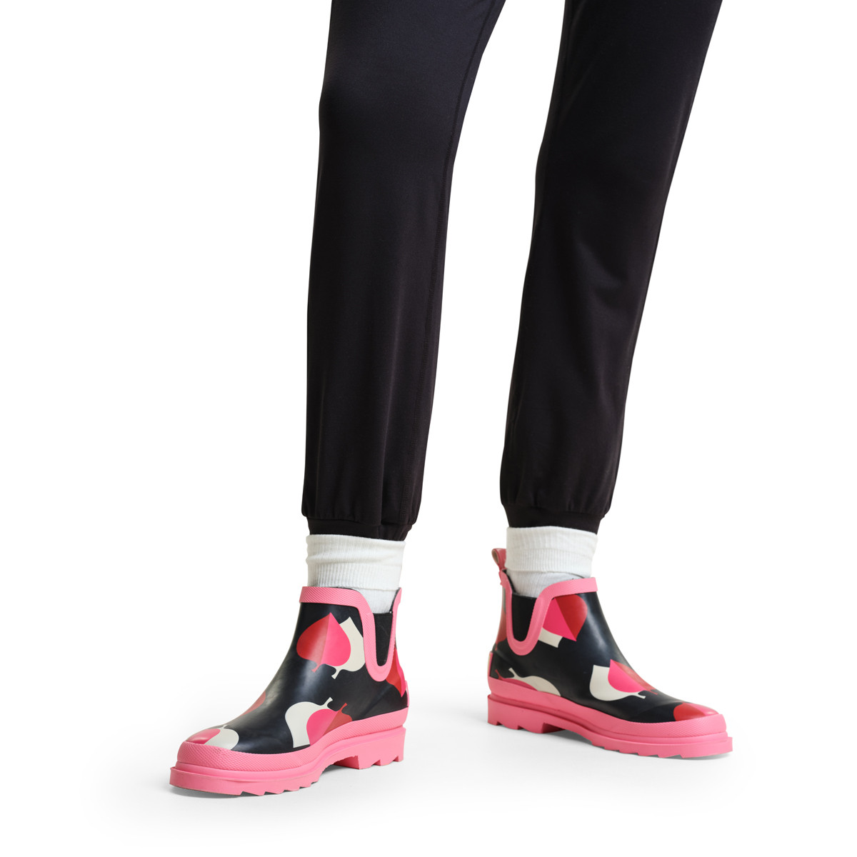 Regatta Orla Kiely Cosy Ankle Wellies Shadow Elm Pink Kilkenny