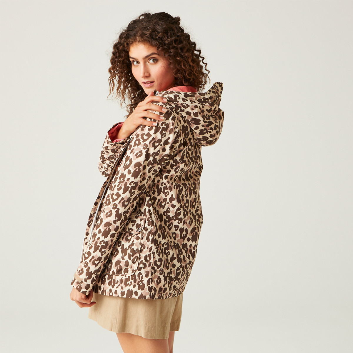 Bayletta Waterproof Jacket Leopard Print Online Exclusive - Main Image