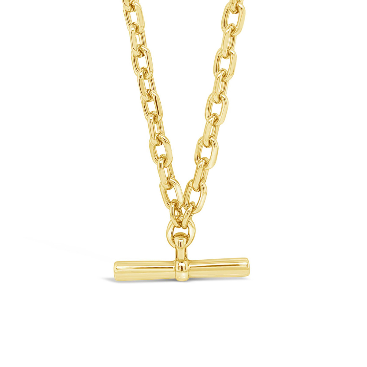 Gold T-Bar Necklace Kilkenny Design1