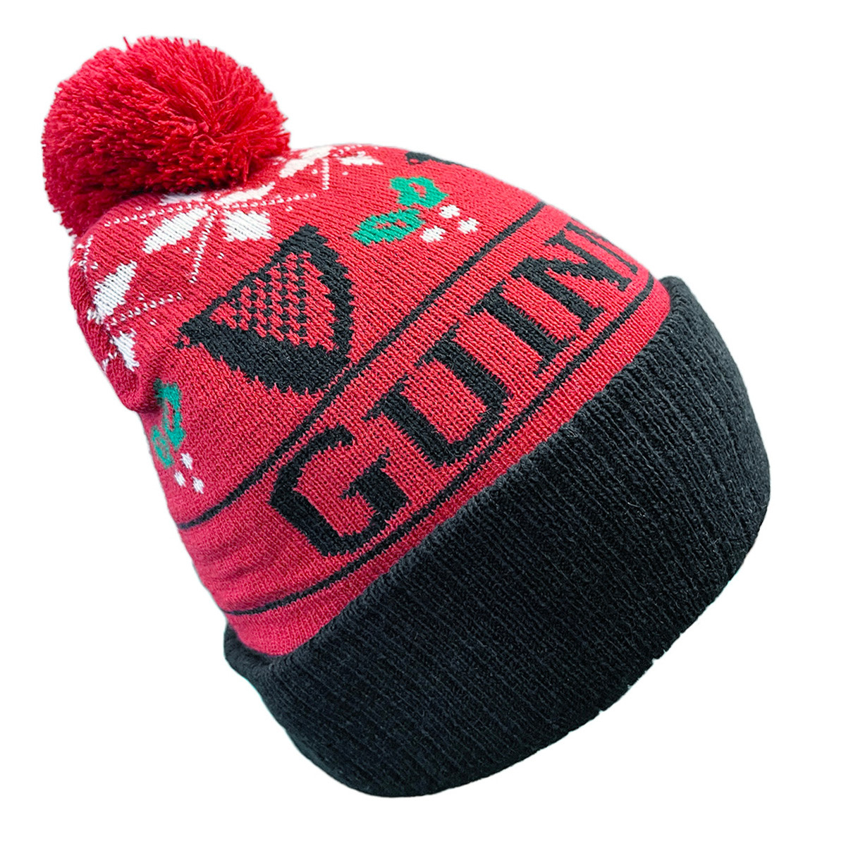 Santa Hat Guinness Beanie Hat Split The G Guinness Pint Hat