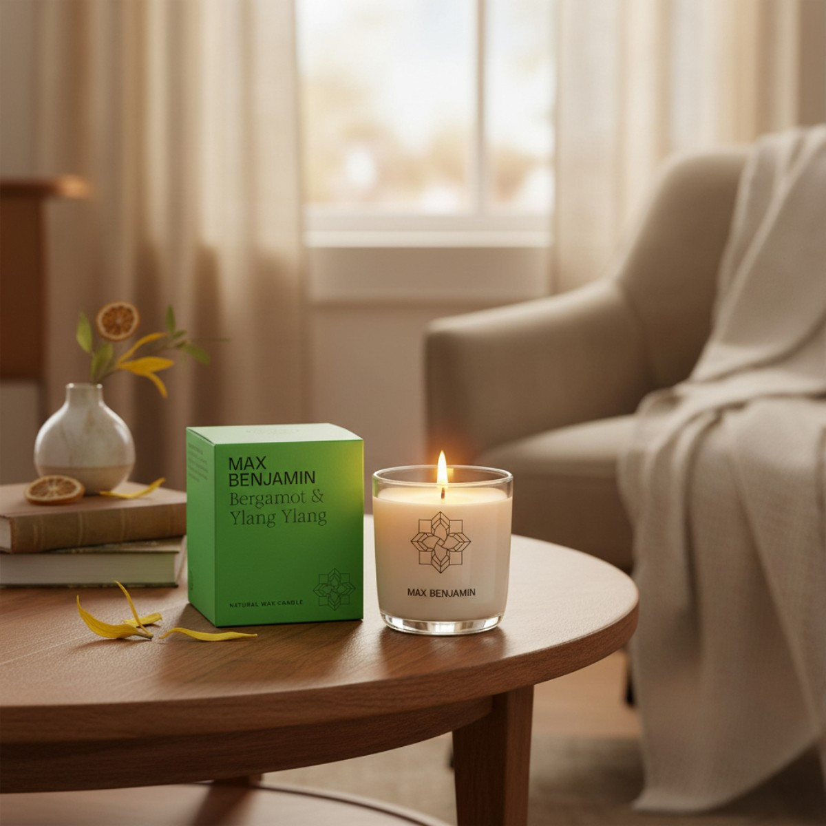 Candle Bergamot & Ylang Ylang 210g | Kilkenny Design