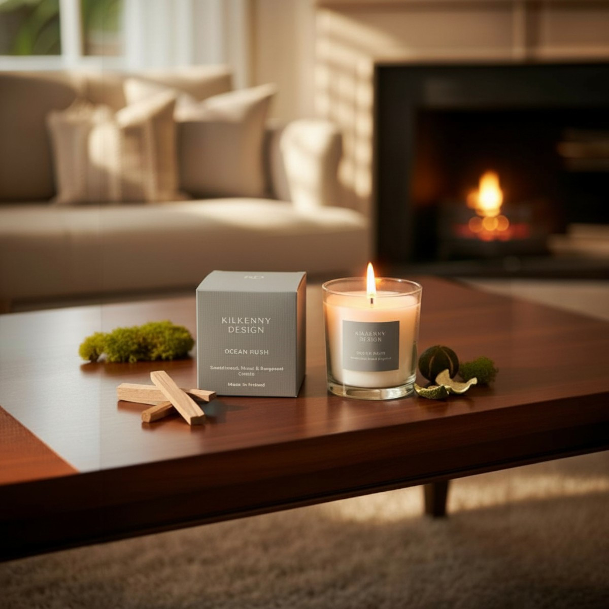 Kilkenny Exclusive Ocean Rush Luxury Candle | Kilkenny Design