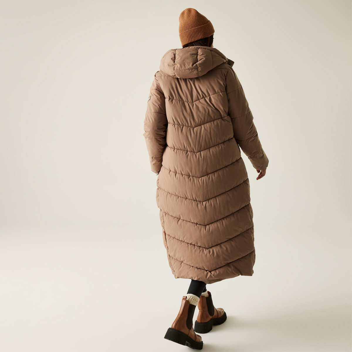Women's Eloria Quilted Jacket - Mocha | Kilkenny Design