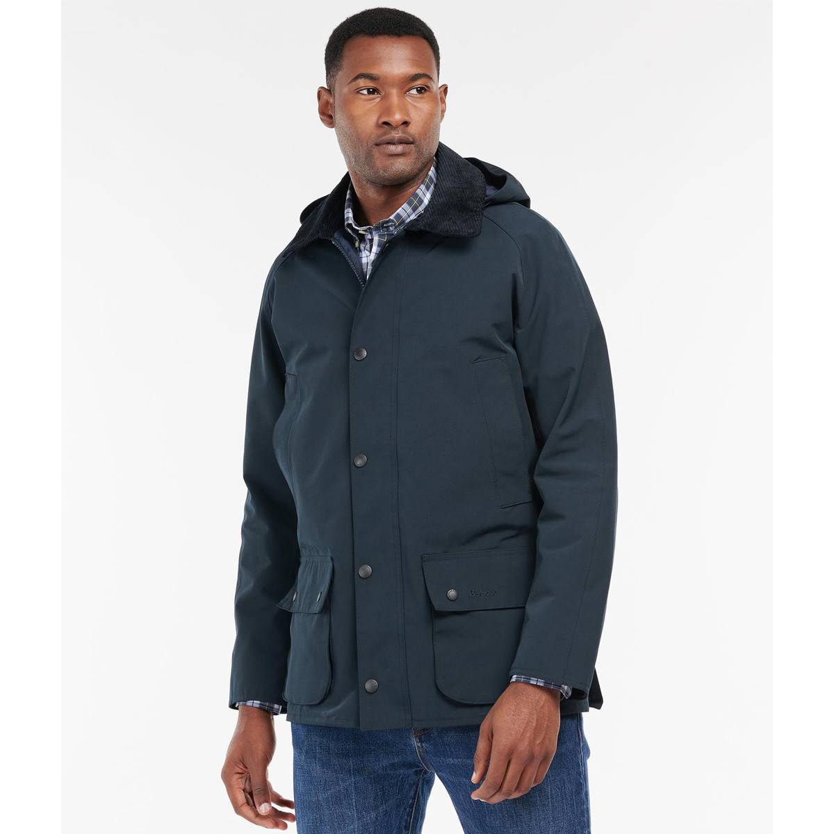 Barbour Men's Waterproof Ashby Jacket Navy Kilkenny Design